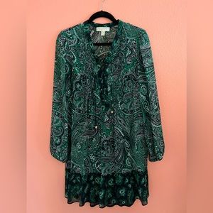 Paisley shift dress